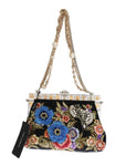 Dolce & Gabbana Borsa ricamata floreale multicolore VANDA