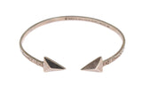 Bracciale rigido in argento 925 con bracciale a freccia Nialaya - S