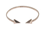 Bracciale rigido in argento 925 con bracciale a freccia Nialaya - S