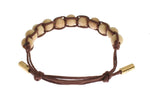 Bracciale Dolce & Gabbana marrone con cinturino a strappo - Misura L