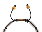 Bracciale Nialaya CZ Howlite in oro 925 - Taglia S