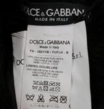 Sciarpa con collo in pelliccia di visone nero Dolce & Gabbana