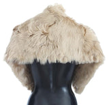 Sciarpa con collo in alpaca beige Dolce & Gabbana - Taglia IT40-XS