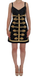 Abito a-line in oro in lana nera Dolce & Gabbana - IT36-S