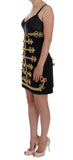 Abito a-line in oro in lana nera Dolce & Gabbana - IT36-S