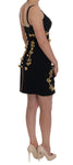 Abito a-line in oro in lana nera Dolce & Gabbana - IT36-S