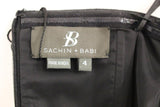 SACHIN & BABI Smanicato a fiori multicolore in seta senza spalline-IT40-S