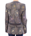 Roberto Fragata Blazer in cotone a fiori multicolore in seta - IT40-S