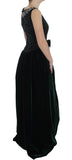 Abito lungo Maxi in cristallo verde Velvet Dolce & Gabbana - IT46-XL