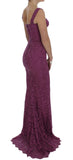 Abito Maxi Ricamo Pizzo Floreale Dolce & Gabbana - Taglia IT36-XS