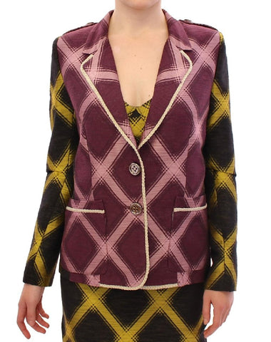 Giacca blazer a quadri Viola House of Holland - Taglia S