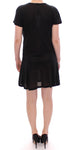 Dolce & Gabbana Abito semi trasparente in cotone nero - IT36-XXS