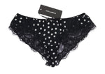 Sottotuta intimo in pizzo di seta nero Dolce & Gabbana - IT3-M