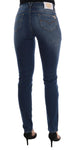 Versace Jeans Jeans slim fit stretch in cotone lavato blu - Taglia W27