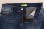 Versace Jeans Jeans slim fit stretch in cotone lavato blu - Taglia W27