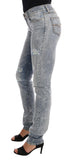 Versace Jeans Jeans strappati stretch strappati blu lavaggio - W27