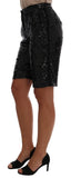 Shorts Moda Paillettes Nero Dolce & Gabbana - Taglia IT36-XXS