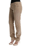 Pantaloni regular fit in cotone beige Ermanno Scervino - IT46-XL