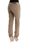 Pantaloni regular fit in cotone beige Ermanno Scervino - IT46-XL