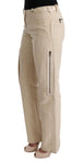 Pantalone Regular Fit Ermanno Scervino in Lana Beige - Taglia IT42-M