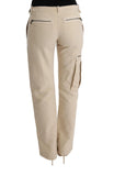 Pantalone Regular Fit Ermanno Scervino in Lana Beige - Taglia IT42-M