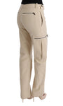 Pantalone Regular Fit Ermanno Scervino in Lana Beige - Taglia IT42-M