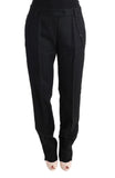 Pantaloni regular fit in lana nera Ermanno Scervino - Taglia IT46-L