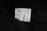 Pantaloni formali Ermanno Scervino cotone nero con gamba dritta-IT44-L