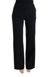 Pantalone bootcut svasato nero viscosa Ermanno Scervino - IT40-S