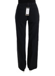 Pantalone bootcut svasato nero viscosa Ermanno Scervino - IT40-S