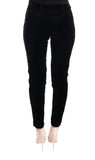 Pantalone in cropped di velluto Ermanno Scervino nero misto viscosa-IT40-S