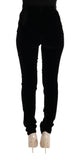 Pantaloni Ermanno Scervino Black Velvet Slim Fit - Taglia IT40-S