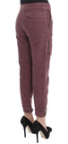 Pantaloni cargo in cotone bordeaux Ermanno Scervino - Taglia IT38-XS