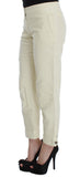 Pantaloni cargo Capri Ermanno Scervino in cotone beige - IT38-XS