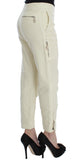 Pantaloni cargo Capri Ermanno Scervino in cotone beige - IT38-XS