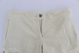 Pantaloni cargo Capri Ermanno Scervino in cotone beige - IT38-XS