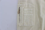 Pantaloni cargo Capri Ermanno Scervino in cotone beige - IT38-XS