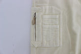 Pantaloni cargo Capri Ermanno Scervino in cotone beige - IT38-XS