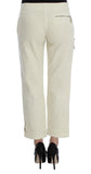 Pantaloni cargo Capri Ermanno Scervino in cotone beige - Taglia IT40-S