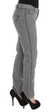 Pantaloni casual Ermanno Scervino cotone grigio dritto dritto-IT38-XS