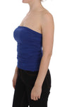 Top bustier blu elasticizzato PLEIN SUD - Taglia IT48-XL