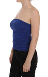 Top bustier blu elasticizzato PLEIN SUD - Taglia IT48-XL