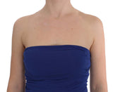 Top bustier blu elasticizzato PLEIN SUD - Taglia IT48-XL