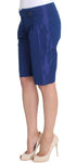 Shorts Ermanno Scervino blu sopra le ginocchia Bermuda - Taglia IT40-S