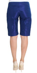 Shorts Ermanno Scervino blu sopra le ginocchia Bermuda - Taglia IT40-S