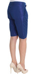 Shorts Ermanno Scervino blu sopra le ginocchia Bermuda - Taglia IT40-S