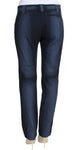 Pantaloni formali Ermanno Scervino in cotone blu - Taglia IT40-S