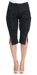 Pantaloni Ermanno Scervino in cotone blu 3/4 - Taglia IT38-XS