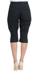 Pantaloni Ermanno Scervino in cotone blu 3/4 - Taglia IT38-XS