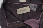 Pantaloni eleganti elasticizzati in lana viola Ermanno Scervino-IT44-L